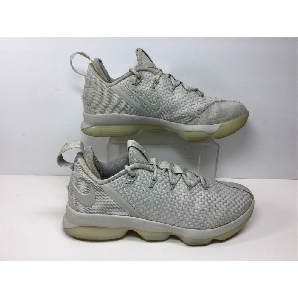 Nike LeBron 14 Sneakers‎ Mens Sz 8 Light Bone Ivory Basketball Shoes 878636-004